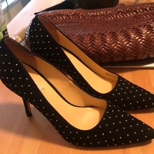 Cole Haan Bradshaw Studded Pumps suede
